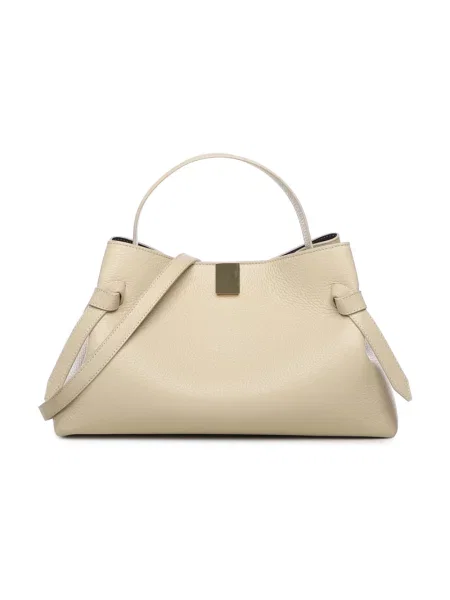Yuzefi Torebki Kobieta ONE SIZE Skóra Torebka Gyoza Handle Bag beżowy