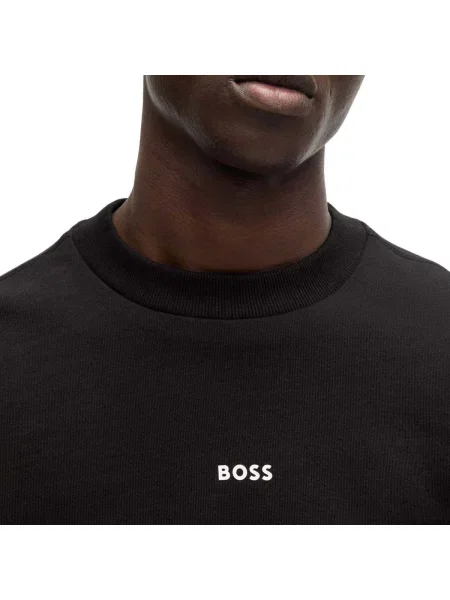 Vesta Boss sa dugačkim rukavima crna