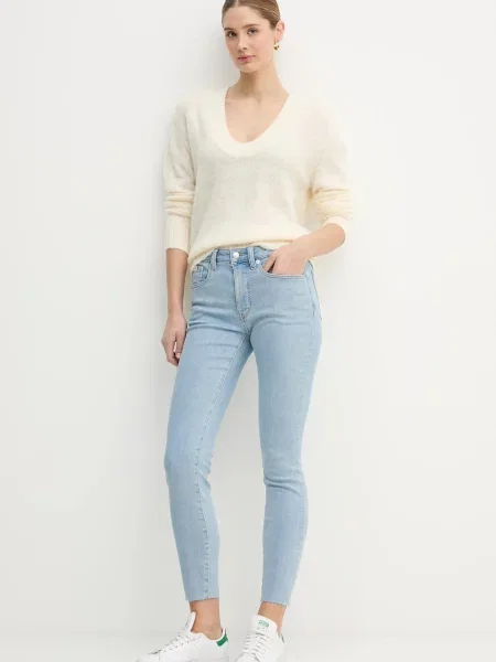 Rifle Calvin Klein Jeans modrá