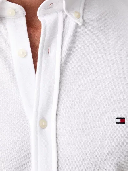 Tommy Hilfiger риза мъжка от бяло