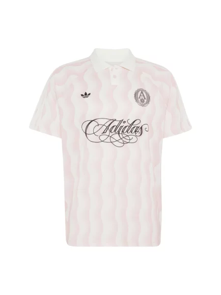Adidas Originals Koszulka Polo Z Dżerseju rosa różowa