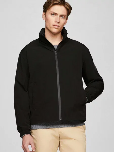 Куртка Tommy Hilfiger з капюшоном чорна