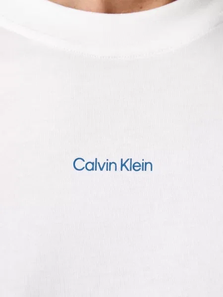 Calvin Klein Jeans тениска мъжка от бяло