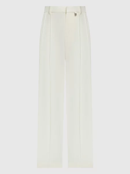 Штани з вовни з логотипом Giuseppe Di Morabito Milano бежеві