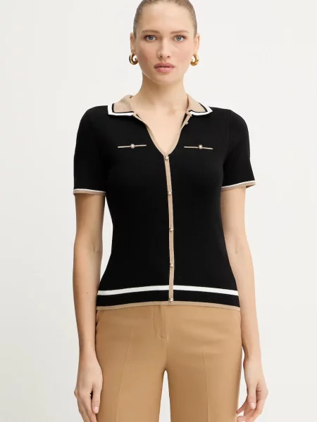 Пуловер Morgan MTOI синьо от лека материя MTOI черно