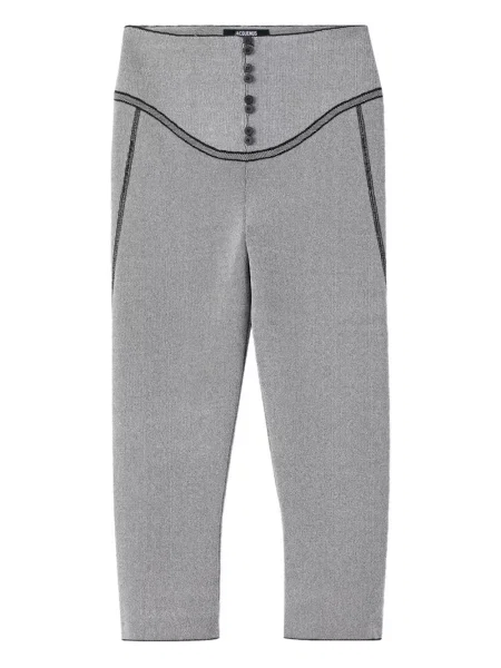 Decupat pantaloni Jacquemus gri