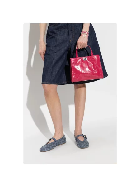 Torebka Zadig & Voltaire skórzana różowa