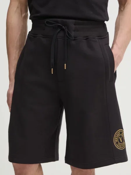 Versace Jeans Couture pantaloni scurti din barbati negru