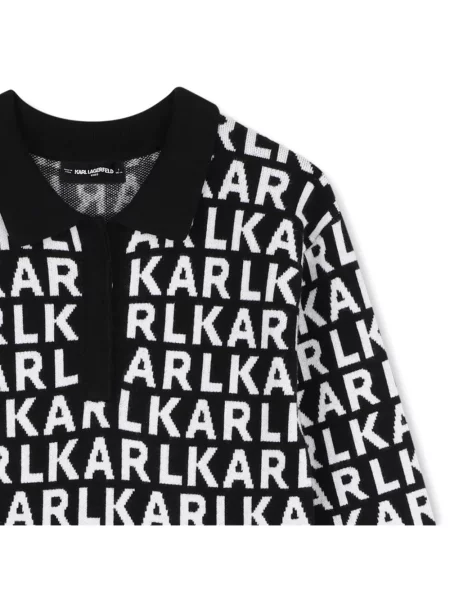 Sukienka dziecięca Karl Lagerfeld czarna