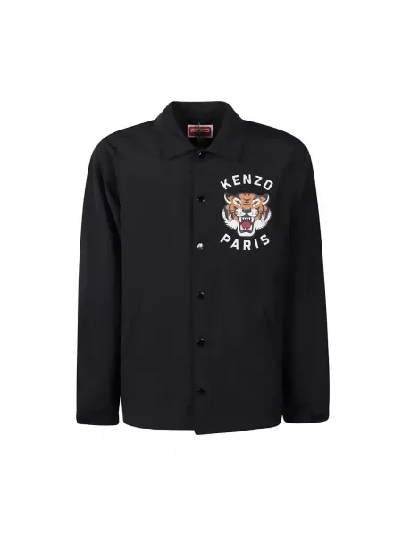 Kenzo kurtka Lucky Tiger Padded Coach przejściowa czarny