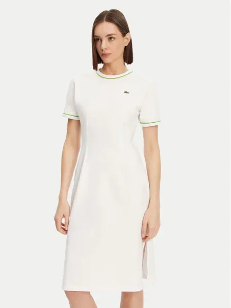 Lacoste Rochie de zi alb