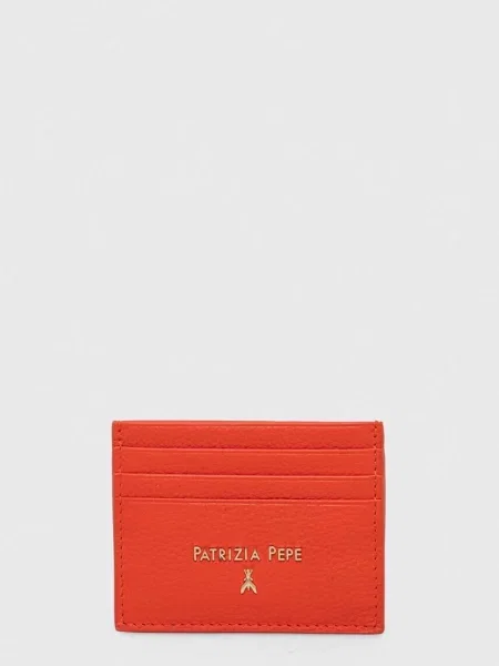 Denarnica Patrizia Pepe oranžna roza