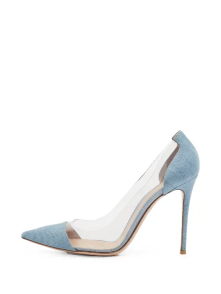 Pantofi cu toc Gianvito Rossi albastru