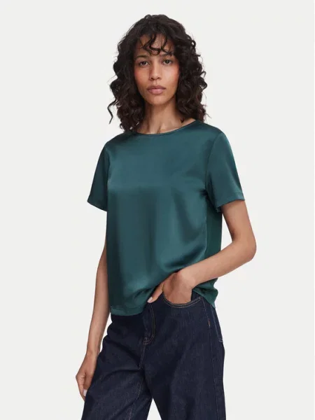 Weekend Max Mara Bluză Gilbert închis verde