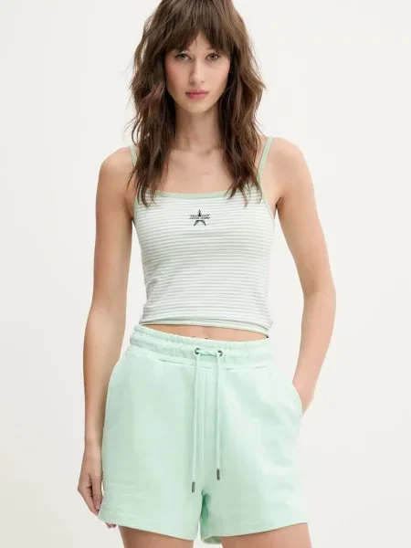 Топ Guess Jeans зелено