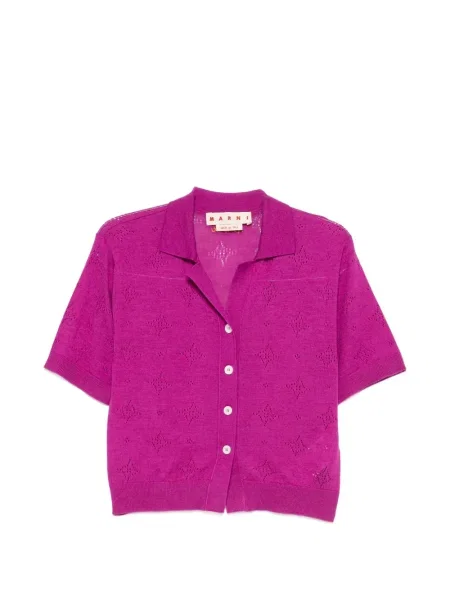 Cămașă Marni ajurata roz