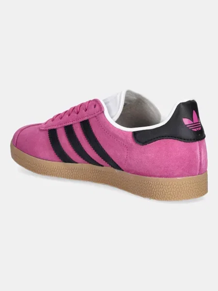 Semišové tenisky adidas Originals Gazelle růžová