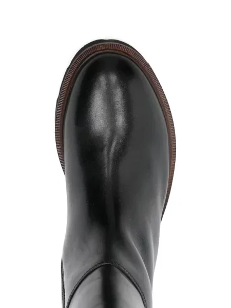 Botine Geox din piele negru