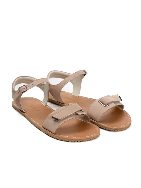 Замшеві Жіночі Босоніжки Nova Shoes світло-сірий сірі