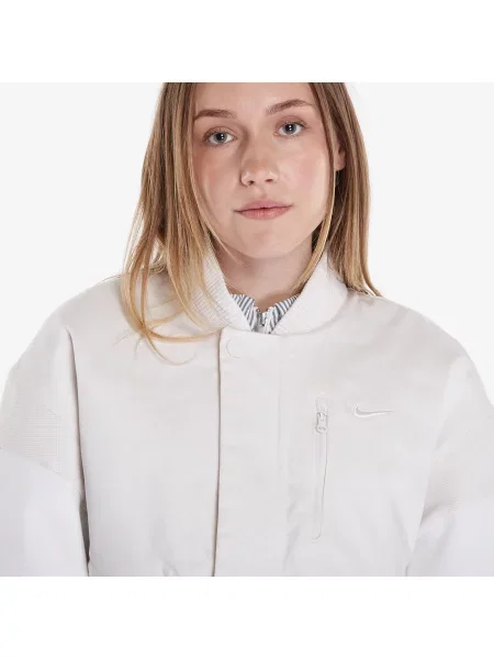 Яке Nike Sportswear Destroyer Cropped Canvas Jacket Phantom/ Summit White/ Summit White S бяло