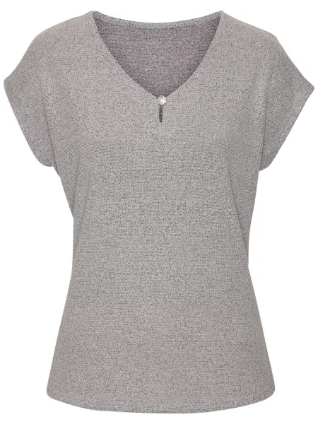 LASCANA Pulover amestecat gri