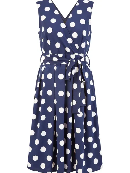 Mela London Rochie bleumarin