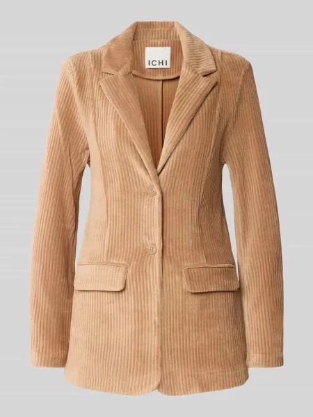 Żakiet o kroju slim fit z sztruksu model TAMARY' Ichi
