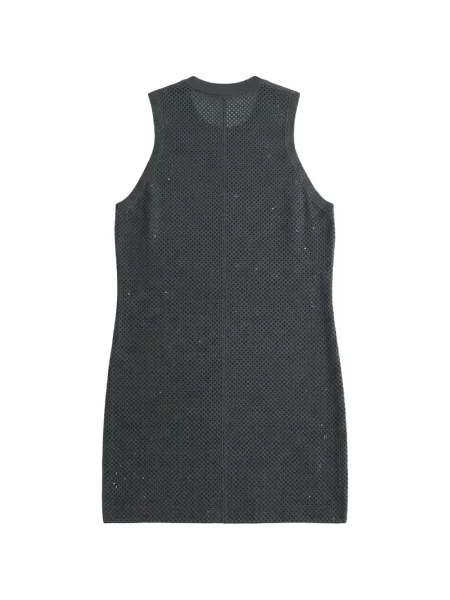 Rochie mini Kith tricotate cu tepi gri