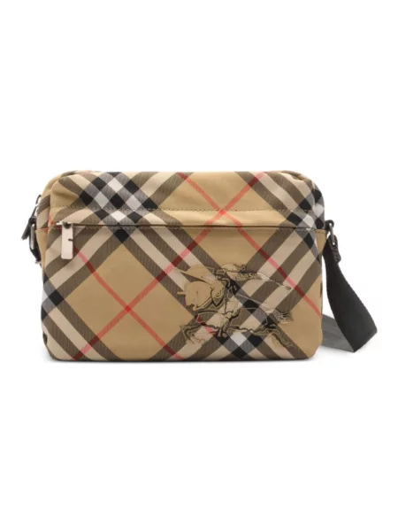 Torba crossbody Burberry w kratę beżowa