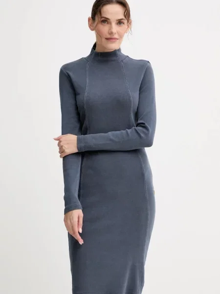 G-Star sukienka mini dopasowana szary