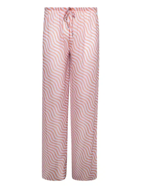 Pantaloni Bond Eye cu imagine portocaliu