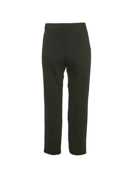 Pantaloni 's Max Mara din crep negru