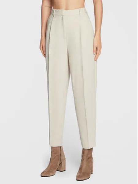 Bruuns Bazaar Pantaloni din Cindysus Dagny Écru