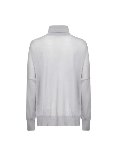 Sweter z golfem Blanca Vita wełniany do golfa biały