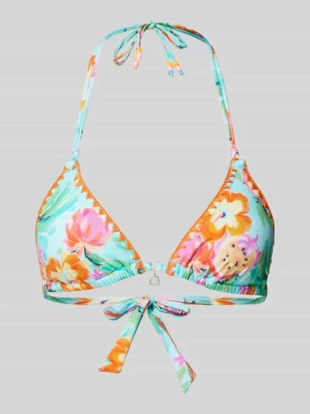 Top bikini z aplikacją z logo model ‘NUCO DRAGONFRUIT’ Banana Moon