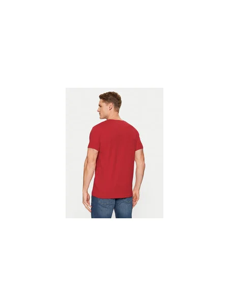 Tommy Hilfiger Póló Slim Fit piros