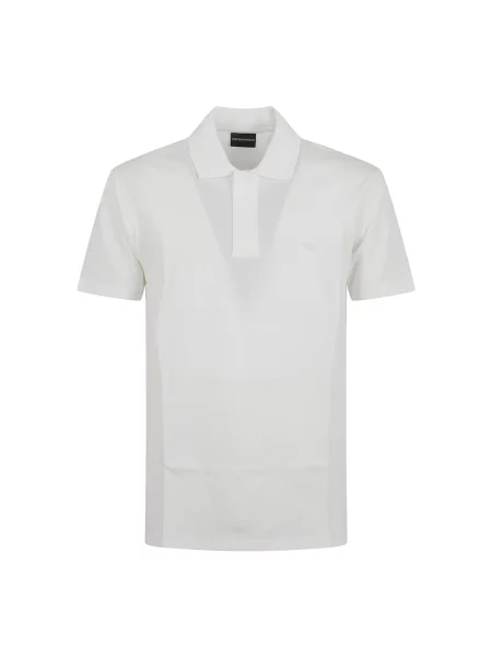 Koszulka polo Emporio Armani biała