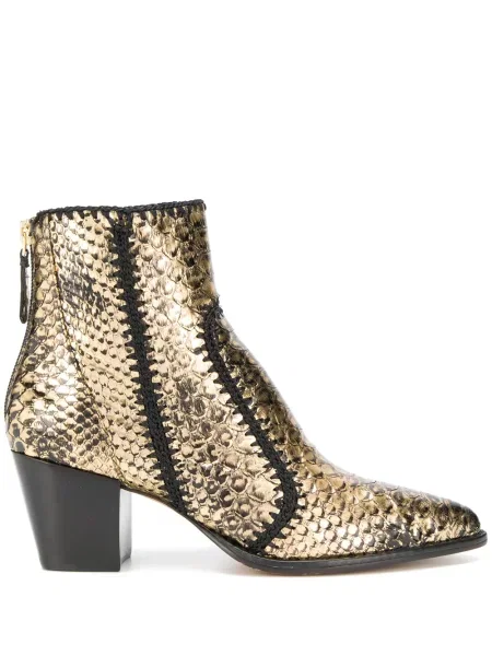 Боти Alexandre Birman с принт златисто