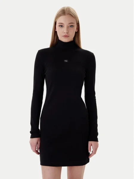 Calvin Klein Jeans Ежедневна рокля черен