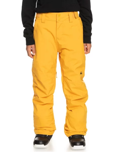 Spodnie snowboardowe dziecięce Quiksilver Estate Youth żółte
