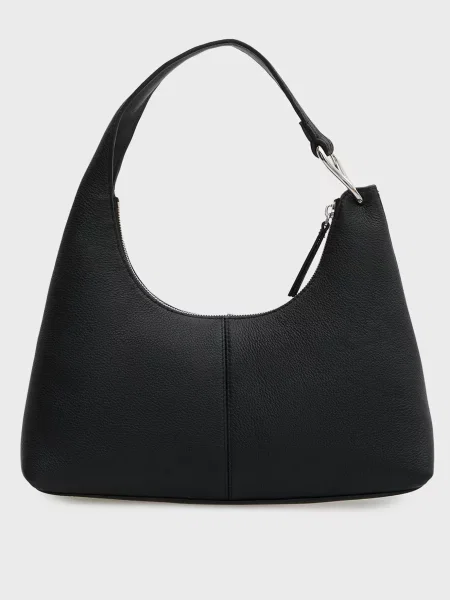 Кожаная сумка Calvin Klein черная