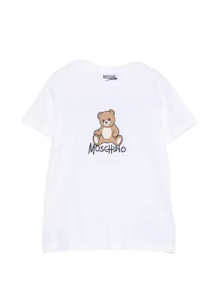 Koszulka dziecięca Moschino biała