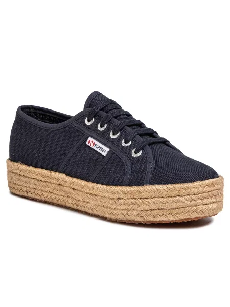 Espadrile Superga Cotropew Navy bež