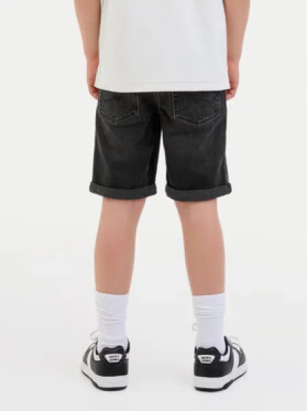 Jack & Jones Junior Džinsiniai šortai Rick juoda