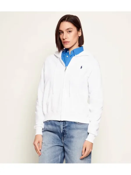 POLO RALPH LAUREN Hanorac | Relaxed fit alb