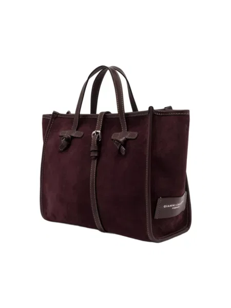 Torebka Gianni Chiarini skórzana elegancka brązowa