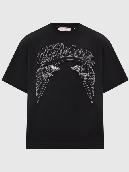 Футболка Skyline Off-white чорна