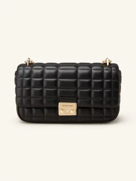 MICHAEL Michael Kors torebka skórzana TRIBECA czarny