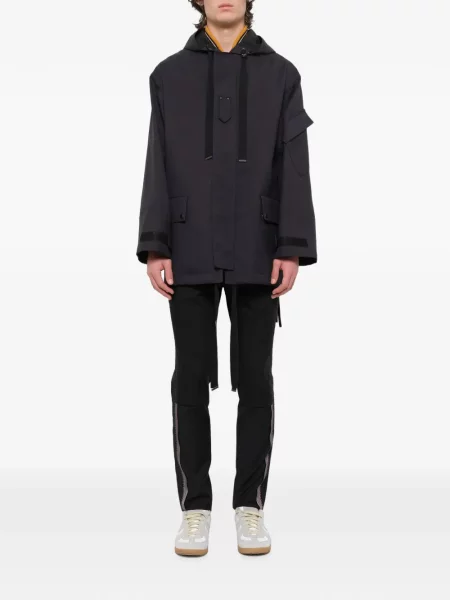 Geacă parka Lanvin cu glugă albastru