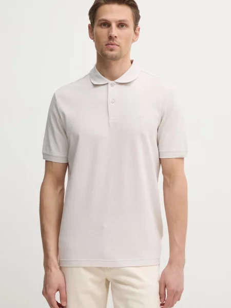 Calvin Klein μπλουζάκι πόλο μπεζ